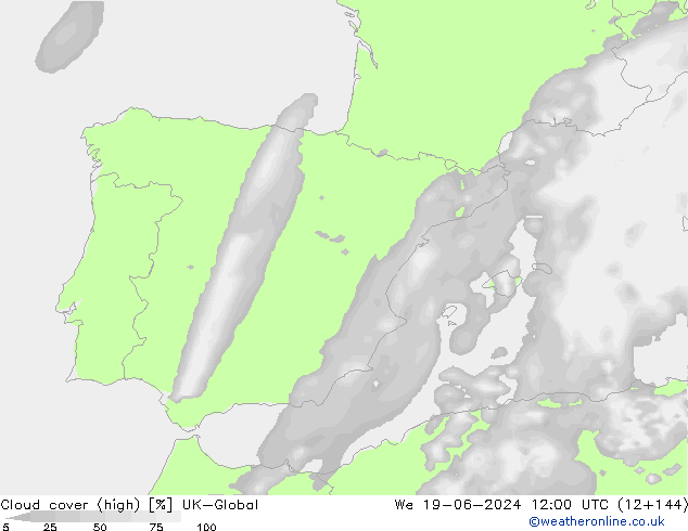 vysoký oblak UK-Global St 19.06.2024 12 UTC