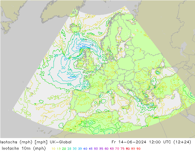 Isotaca (mph) UK-Global vie 14.06.2024 12 UTC