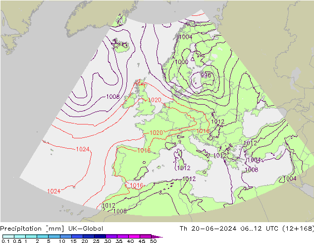 Srážky UK-Global Čt 20.06.2024 12 UTC