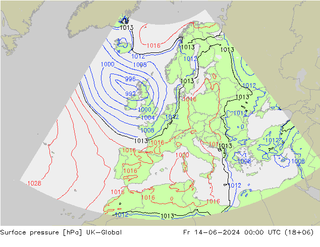 Bodendruck UK-Global Fr 14.06.2024 00 UTC