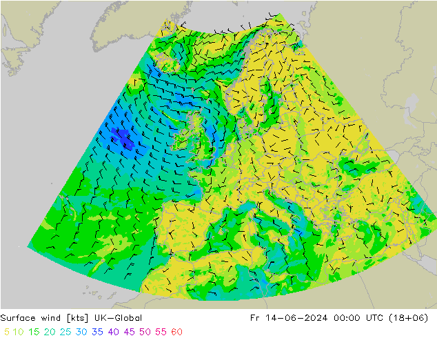 Bodenwind UK-Global Fr 14.06.2024 00 UTC