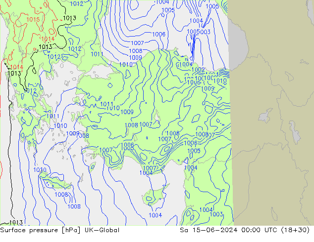 Yer basıncı UK-Global Cts 15.06.2024 00 UTC