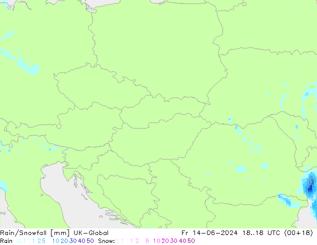 Lluvia/nieve UK-Global vie 14.06.2024 18 UTC