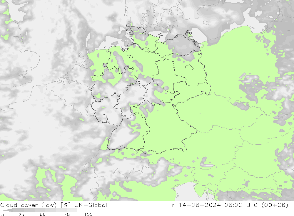 Nubi basse UK-Global ven 14.06.2024 06 UTC