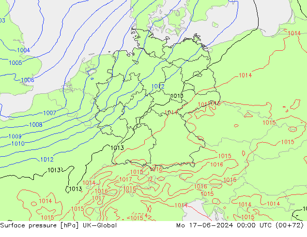 ciśnienie UK-Global pon. 17.06.2024 00 UTC
