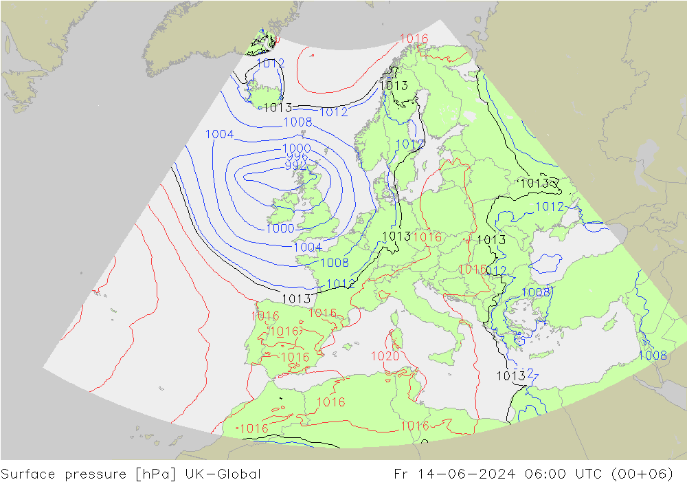 Bodendruck UK-Global Fr 14.06.2024 06 UTC