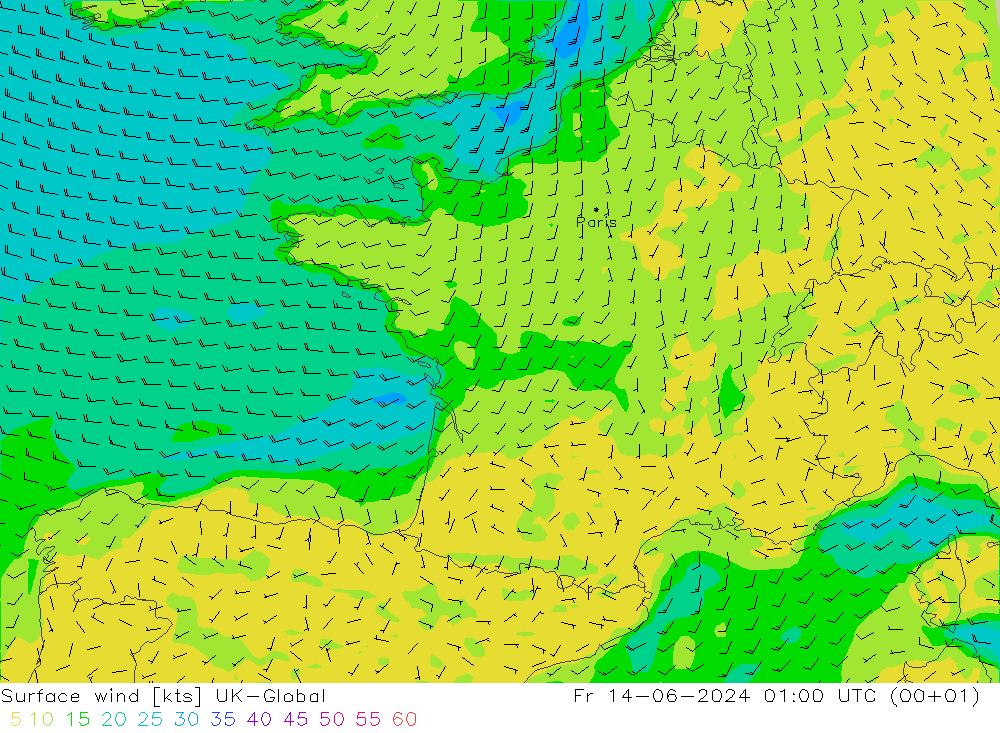 ветер 10 m UK-Global пт 14.06.2024 01 UTC