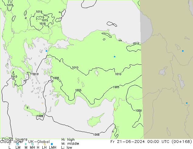 Cloud layer UK-Global пт 21.06.2024 00 UTC