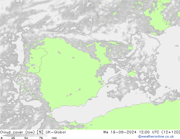 nuvens (baixo) UK-Global Qua 19.06.2024 12 UTC