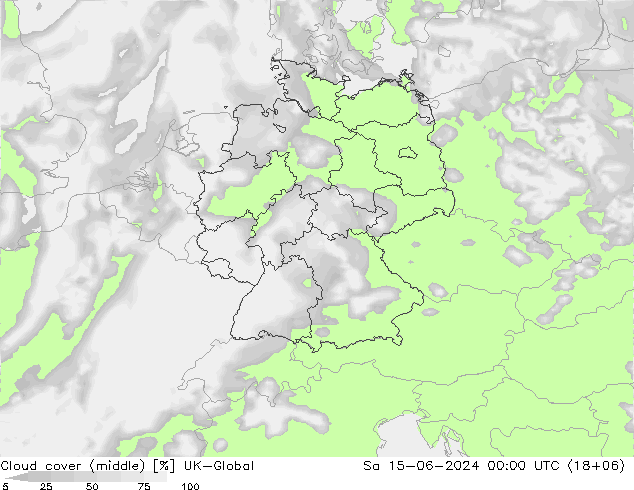 Cloud cover (middle) UK-Global Sa 15.06.2024 00 UTC