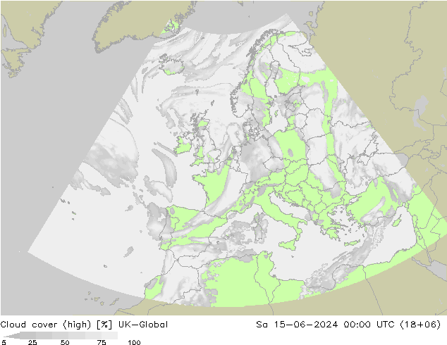 Wolken (hohe) UK-Global Sa 15.06.2024 00 UTC