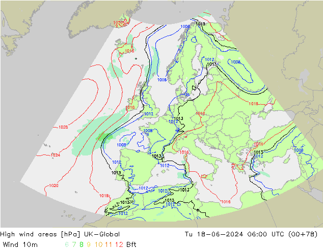 yüksek rüzgarlı alanlar UK-Global Sa 18.06.2024 06 UTC