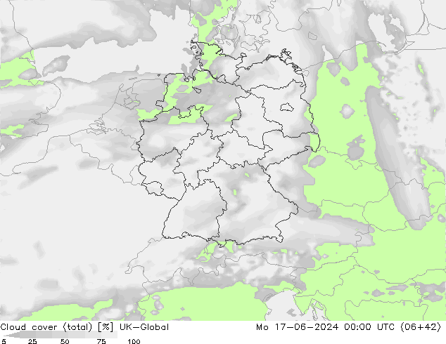 Wolken (gesamt) UK-Global Mo 17.06.2024 00 UTC