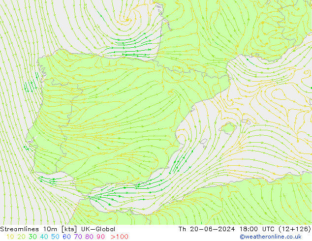 Rüzgar 10m UK-Global Per 20.06.2024 18 UTC