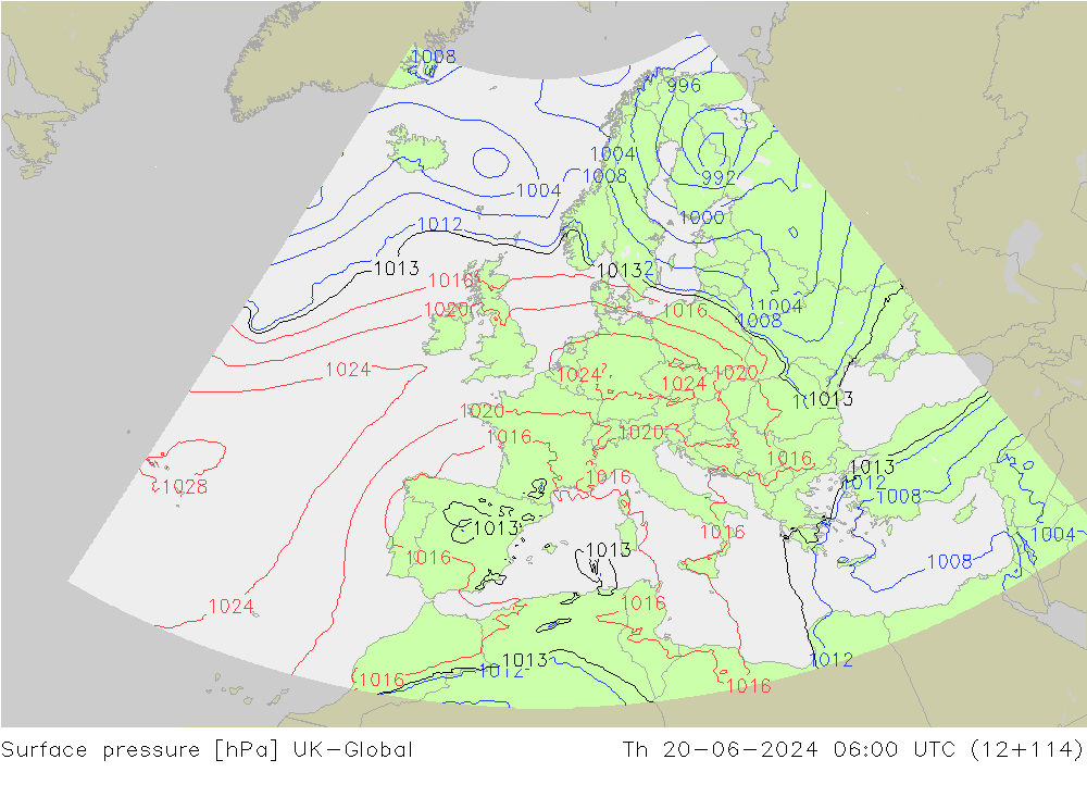 pressão do solo UK-Global Qui 20.06.2024 06 UTC