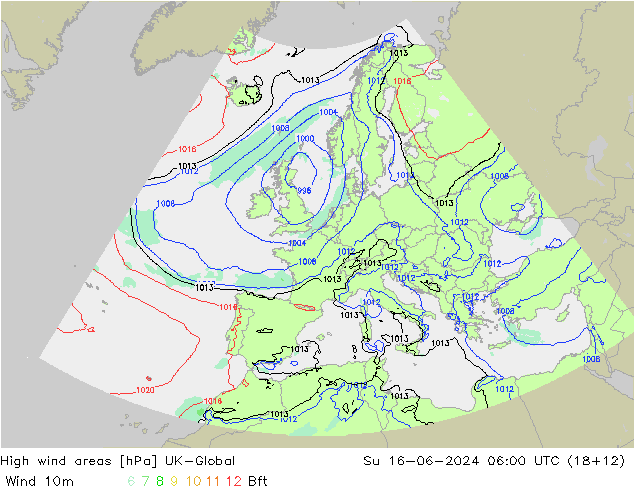 High wind areas UK-Global dom 16.06.2024 06 UTC