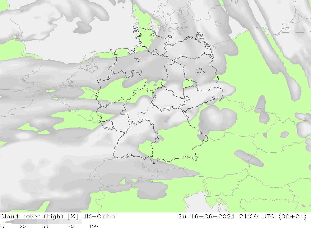 Nubes altas UK-Global dom 16.06.2024 21 UTC