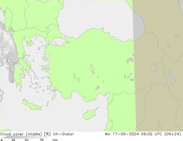 Cloud cover (middle) UK-Global Mo 17.06.2024 06 UTC
