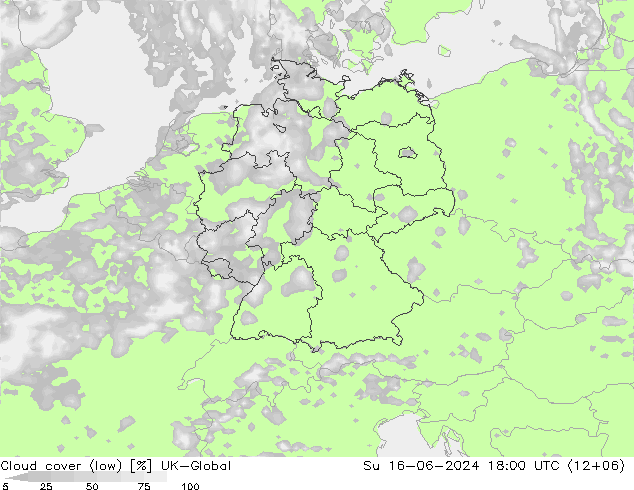 zachmurzenie (niskie) UK-Global nie. 16.06.2024 18 UTC