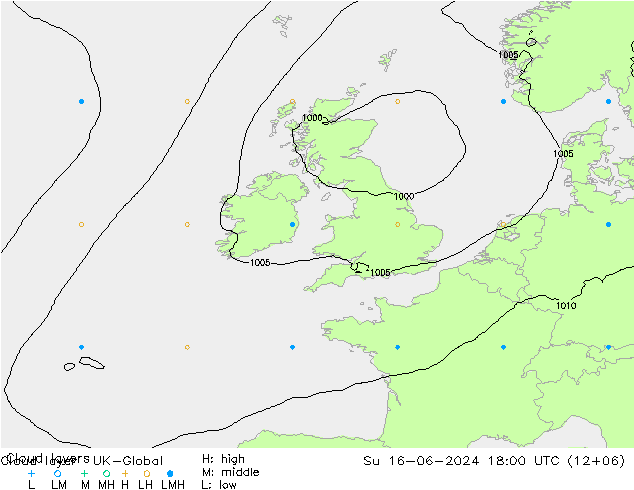 Wolkenschichten UK-Global So 16.06.2024 18 UTC