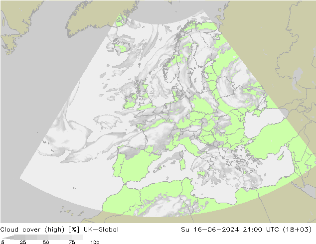 Nubes altas UK-Global dom 16.06.2024 21 UTC