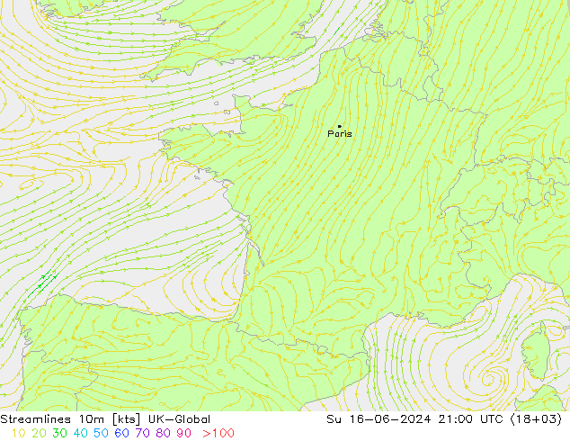 Linea di flusso 10m UK-Global dom 16.06.2024 21 UTC