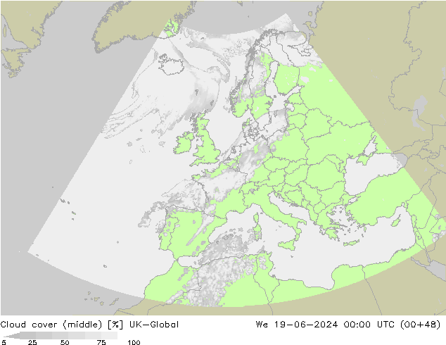облака (средний) UK-Global ср 19.06.2024 00 UTC
