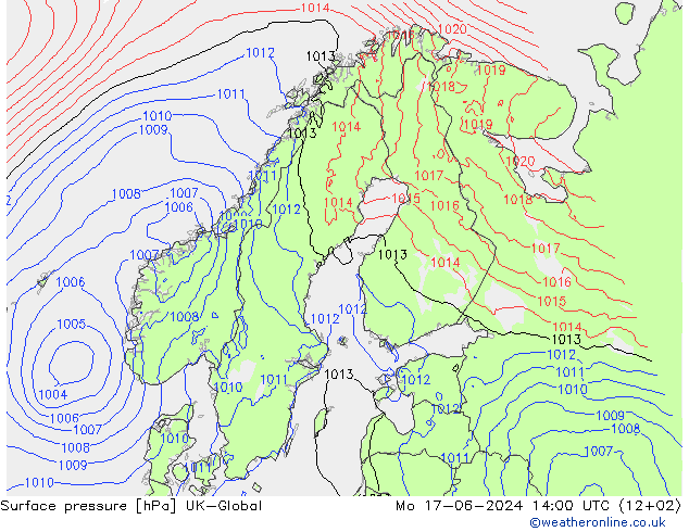 Bodendruck UK-Global Mo 17.06.2024 14 UTC