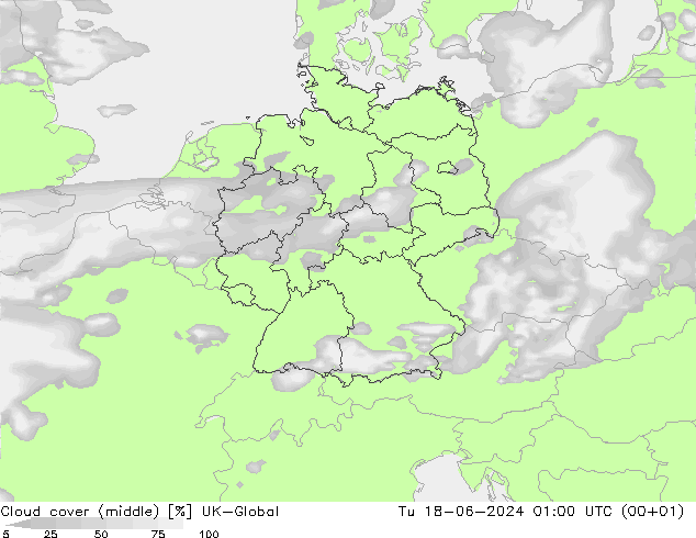 Cloud cover (middle) UK-Global Tu 18.06.2024 01 UTC