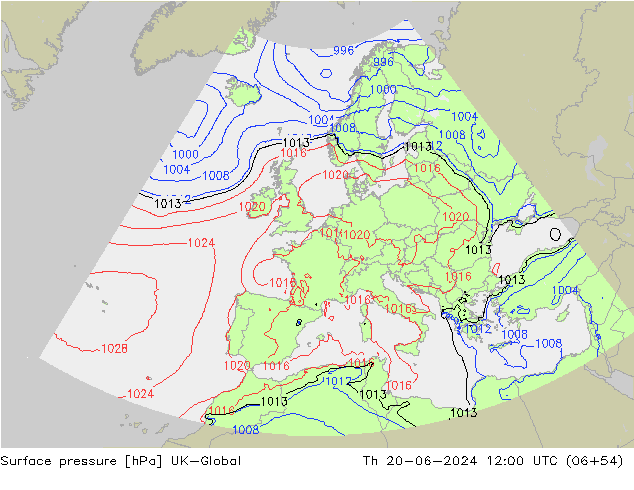 ciśnienie UK-Global czw. 20.06.2024 12 UTC