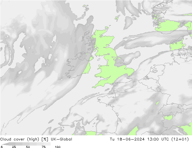 Nuages (élevé) UK-Global mar 18.06.2024 13 UTC