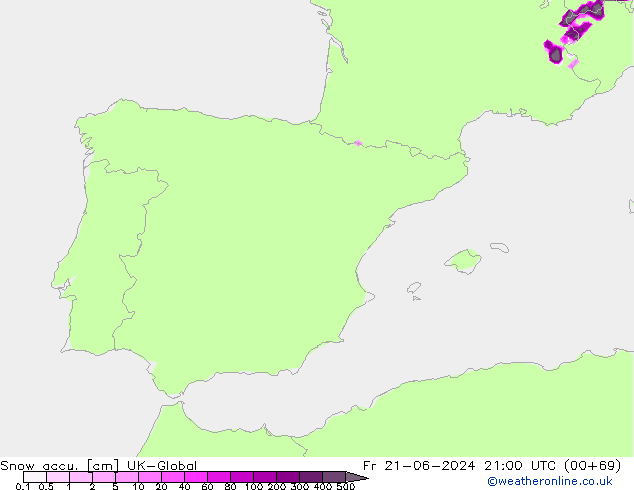 Глубина снега UK-Global пт 21.06.2024 21 UTC
