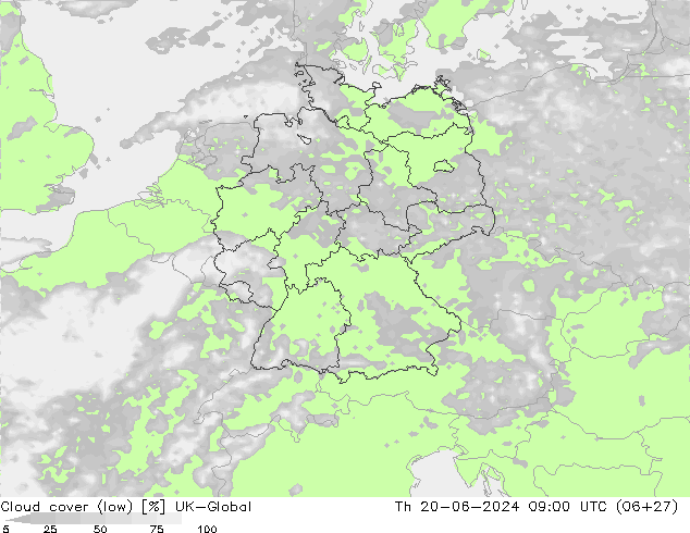 nízká oblaka UK-Global Čt 20.06.2024 09 UTC