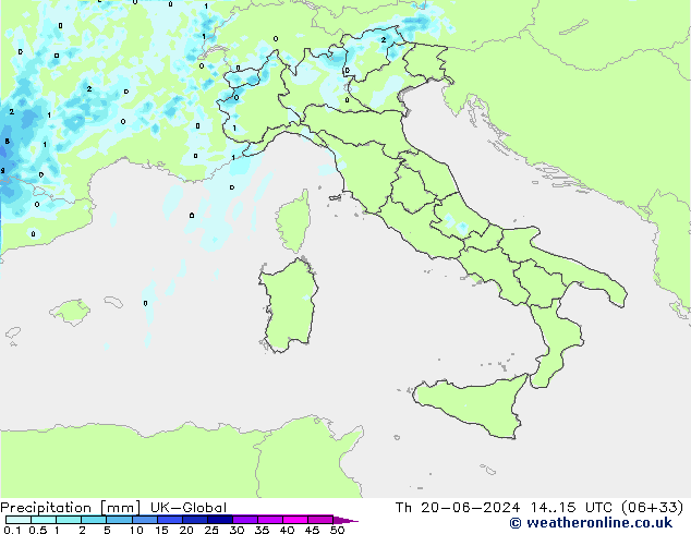 precipitação UK-Global Qui 20.06.2024 15 UTC