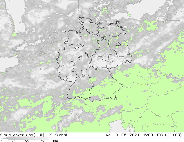 云 (低) UK-Global 星期三 19.06.2024 15 UTC