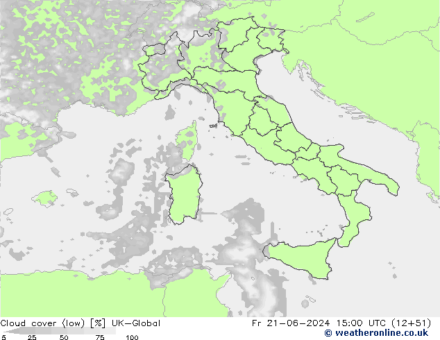 nízká oblaka UK-Global Pá 21.06.2024 15 UTC