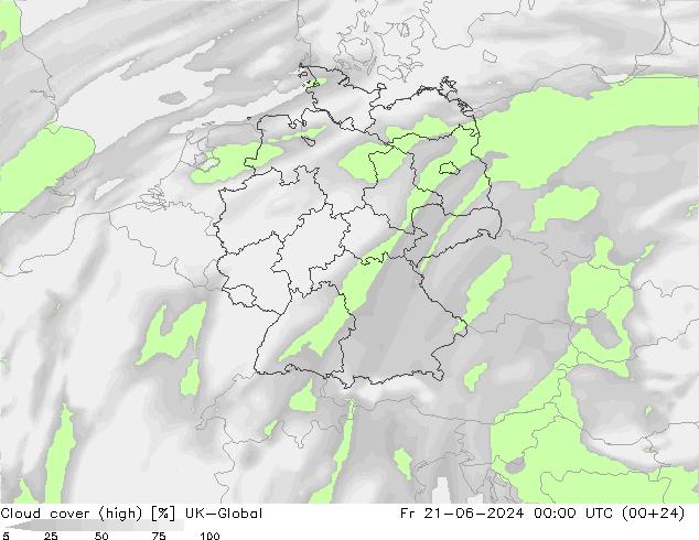 Bewolking (Hoog) UK-Global vr 21.06.2024 00 UTC