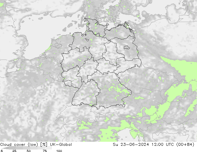 Nubi basse UK-Global dom 23.06.2024 12 UTC