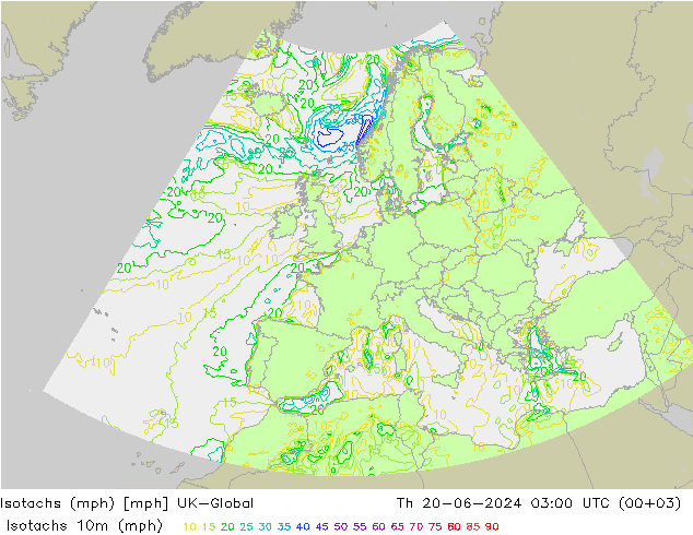 Isotachs (mph) UK-Global Čt 20.06.2024 03 UTC