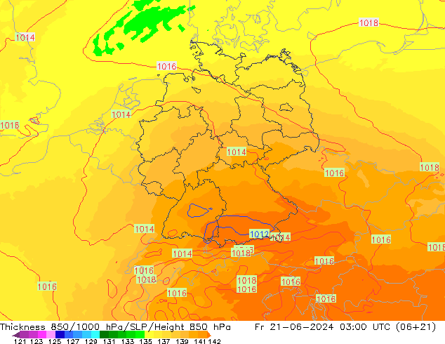 Thck 850-1000 hPa UK-Global ven 21.06.2024 03 UTC