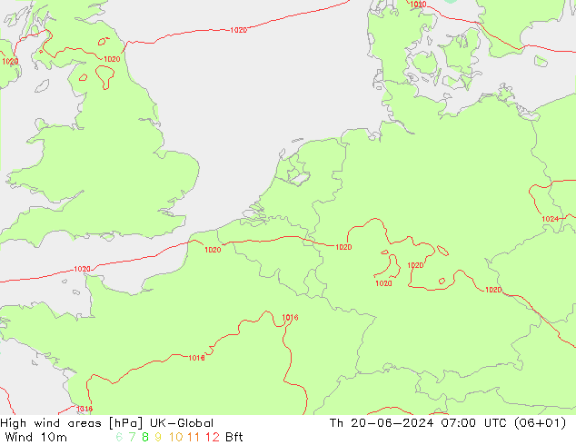 High wind areas UK-Global Th 20.06.2024 07 UTC