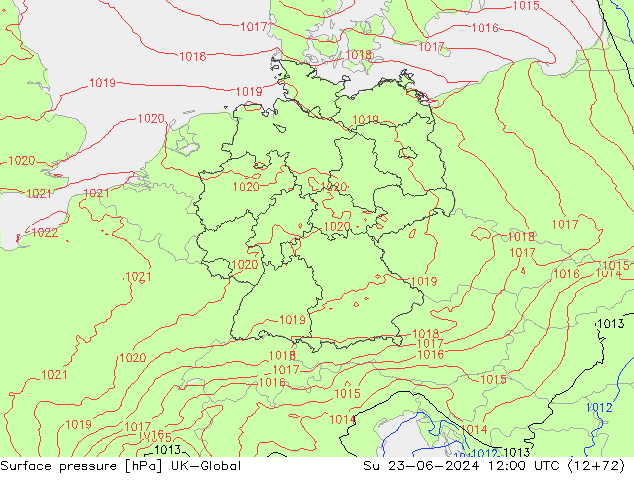 pressão do solo UK-Global Dom 23.06.2024 12 UTC