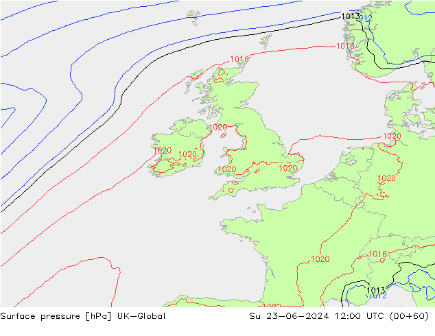 Bodendruck UK-Global So 23.06.2024 12 UTC