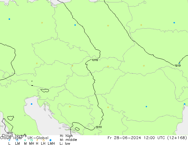 Cloud layer UK-Global Fr 28.06.2024 12 UTC