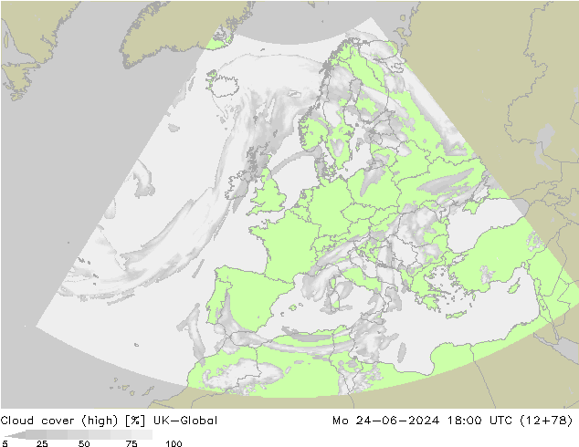 Bulutlar (yüksek) UK-Global Pzt 24.06.2024 18 UTC