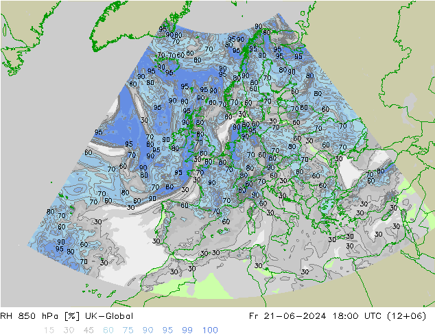 850 hPa Nispi Nem UK-Global Cu 21.06.2024 18 UTC