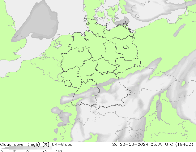 Wolken (hohe) UK-Global So 23.06.2024 03 UTC