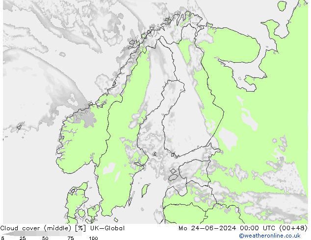 Wolken (mittel) UK-Global Mo 24.06.2024 00 UTC