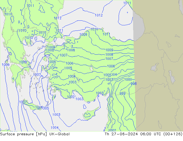 pressão do solo UK-Global Qui 27.06.2024 06 UTC