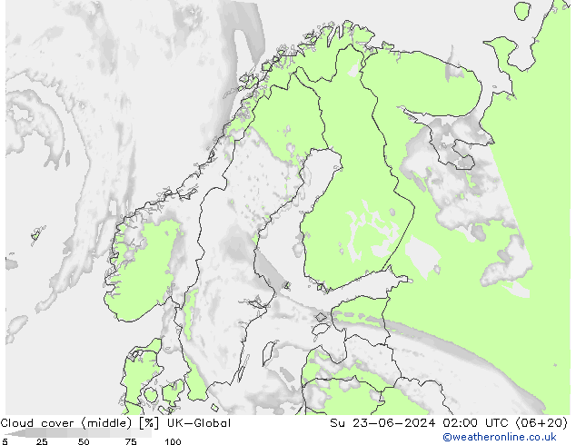 Nuages (moyen) UK-Global dim 23.06.2024 02 UTC